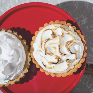 Vegan Cherry Meringue Pie
