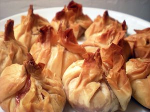 Helen's Vegan Cream Cheese & Cranberry Parcels
