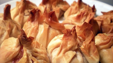 Helen's Vegan Cream Cheese & Cranberry Parcels