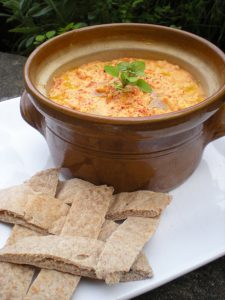 Red Pepper Hummus with Smoked Paprika