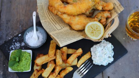 Banana Blossom Vegan Fish 'n' Chips