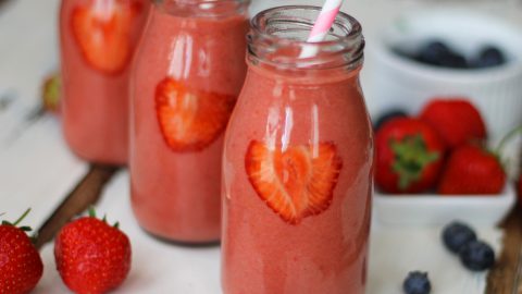 Berry Nice Fruit Smoothie with Optional Protein Boost