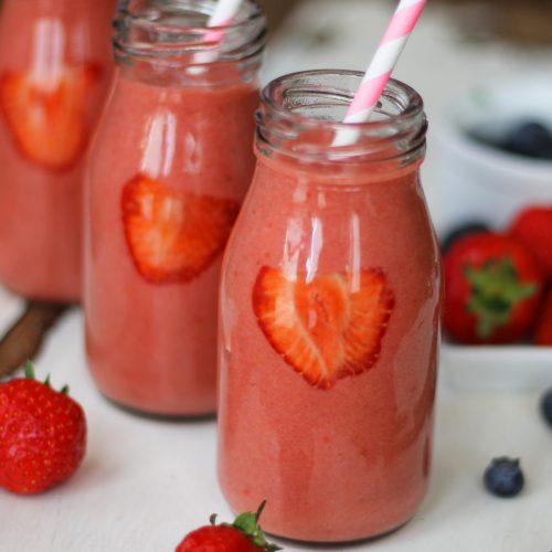 Berry Nice Fruit Smoothie with Optional Protein Boost