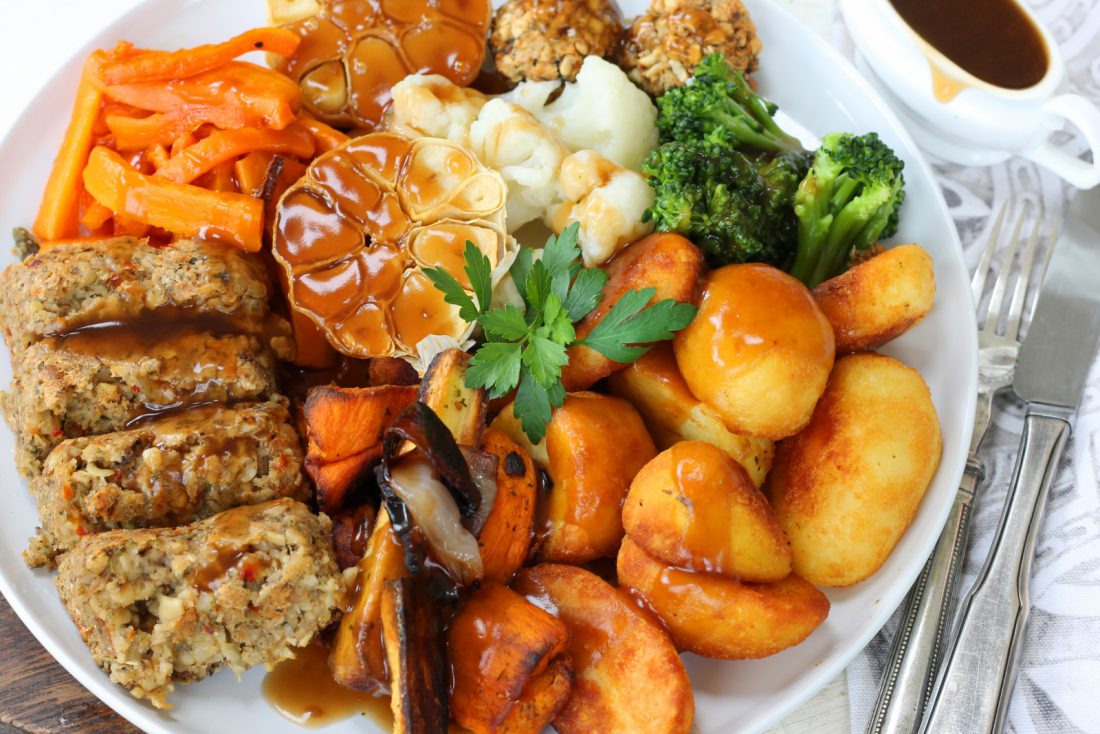 Simple Roast Dinner - Vegan Recipe Club