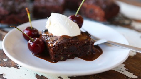 Cherry & Almond Chocolate Brownies