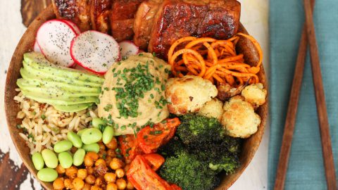 Buddha Bowl Super Salad with a Choice of Three Dressings