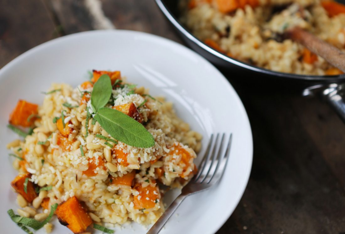 Butternut Squash Risotto - Vegan Recipe Club
