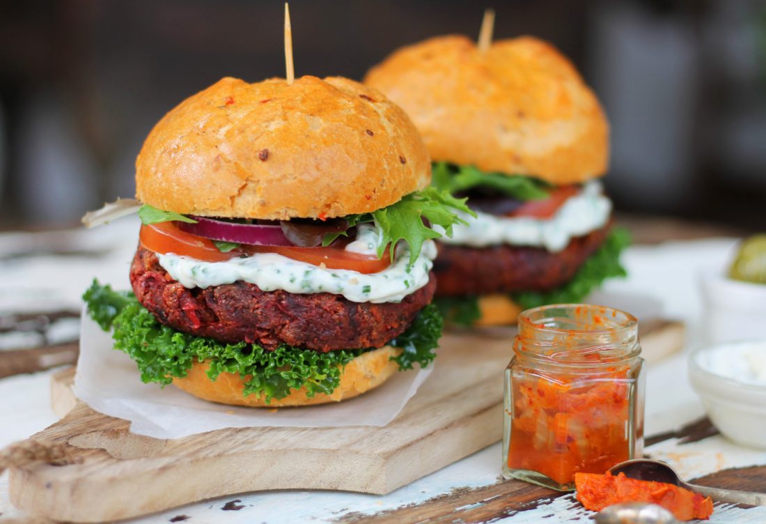 Carrot, Beetroot & Cumin Burgers - Vegan Recipe Club