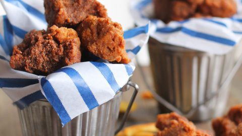 Seitan Popcorn 'Chicken'