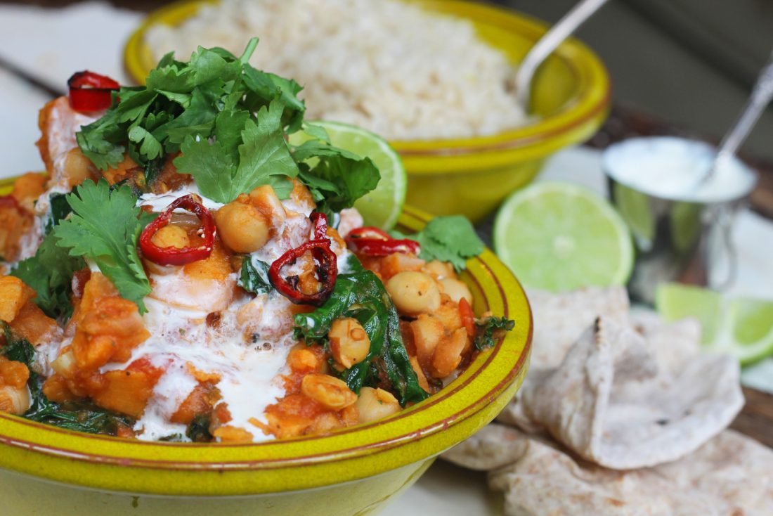 Chickpea, Sweet Potato & Tomato Curry - Vegan Recipe Club