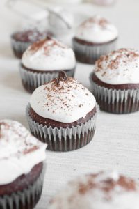 Vegan Chocolate Stout Cupcakes with Whisky Icing