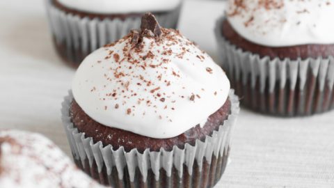 Vegan Chocolate Stout Cupcakes with Whisky Icing