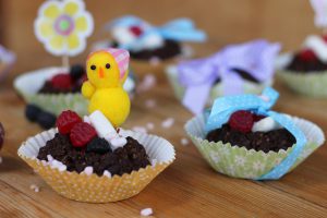 Vegan Chocolate Easter Nests