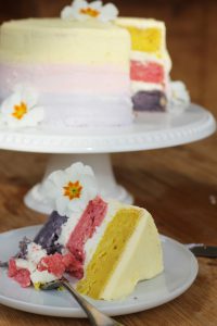 Vegan Easter Rainbow Cake