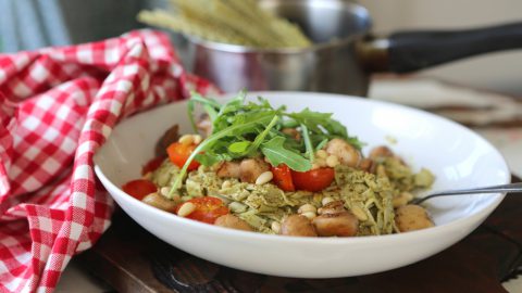 10 Minute Edamame Spaghetti