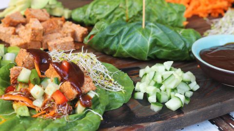 Fast & Leafy Oriental Wraps