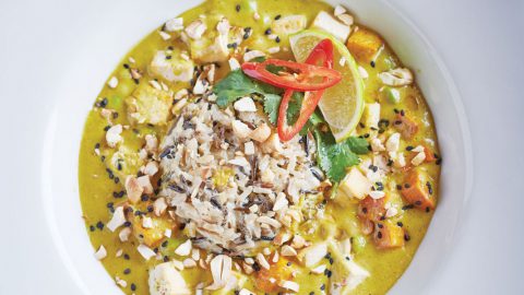 Roasted Tofu & Sweet Potato Rendang Curry