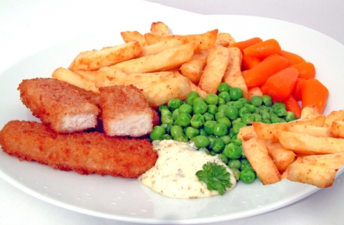 Fishless Fish and Chips with Tartare Sauce
