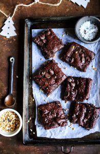 Flourless Mince Pie Brownies