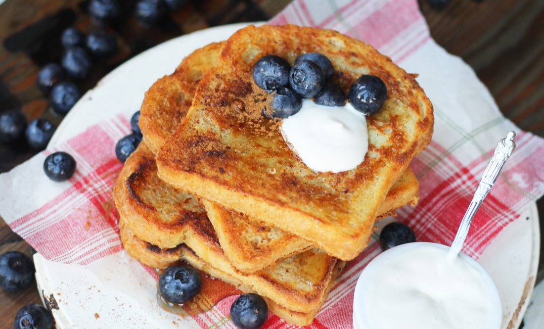 French Toast made with vegan egg - Vegan Recipe Club