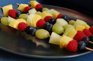 Frozen Fruit Kebabs