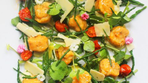 Sweet Potato Gnocchi with Sage Cashew Sauce