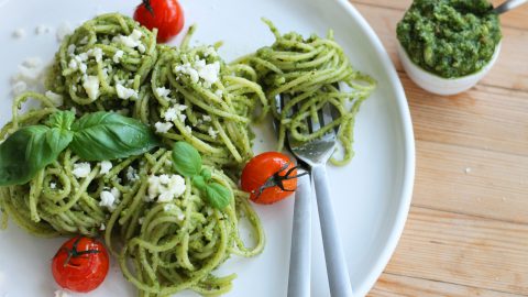 Hazelnut Pesto Pasta