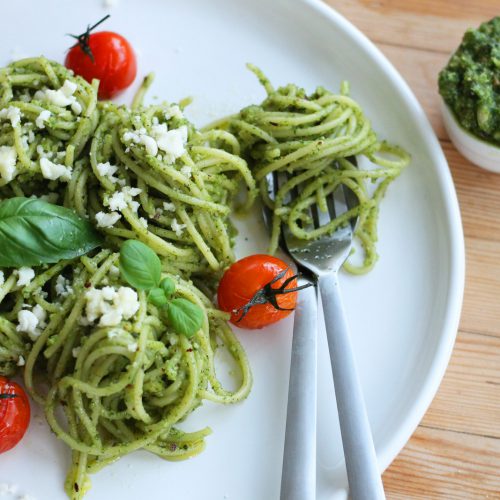 Hazelnut Pesto Pasta