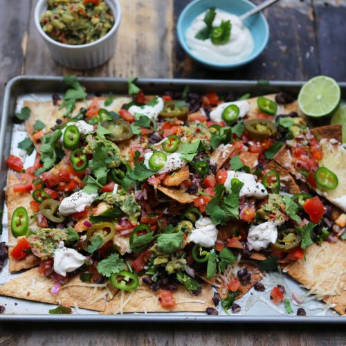 Vegan Loaded Nachos