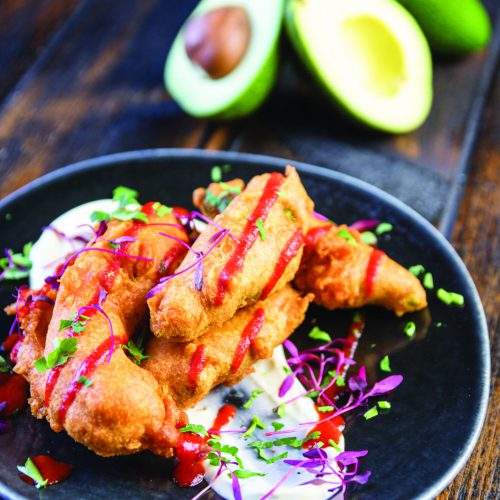 Avocado Wings with Ranch Dip