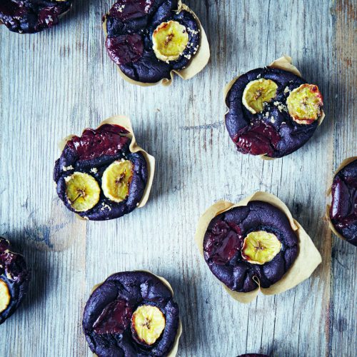 15 Minute Flourless Choc Chip Banana Muffins