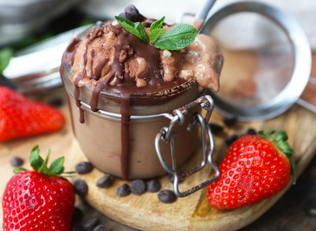 Chocolate & Banana Nice Cream - Vegan Recipe Club