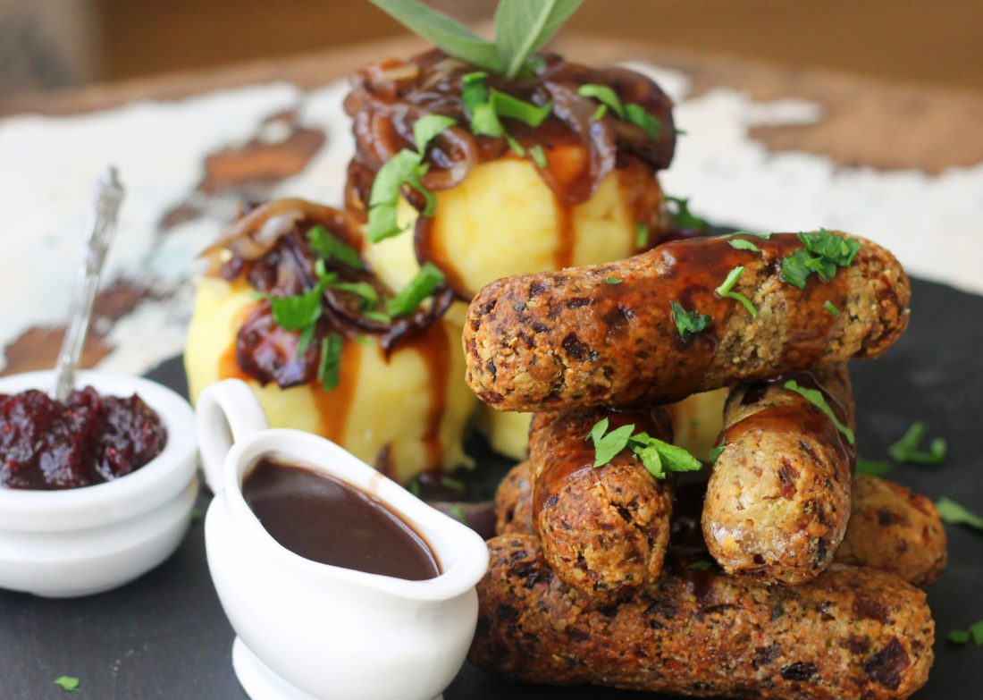 Nutty Vegan Mushroom Sausages - Vegan Recipe Club