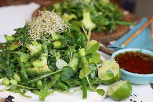 Oriental Bean Salad with Sweet Chilli & Lime Dressing