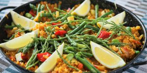 Vegan Paella with Samphire