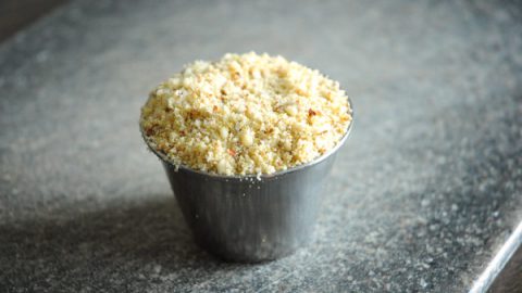 Five Ingredient Quick Vegan Parmesan Cheese