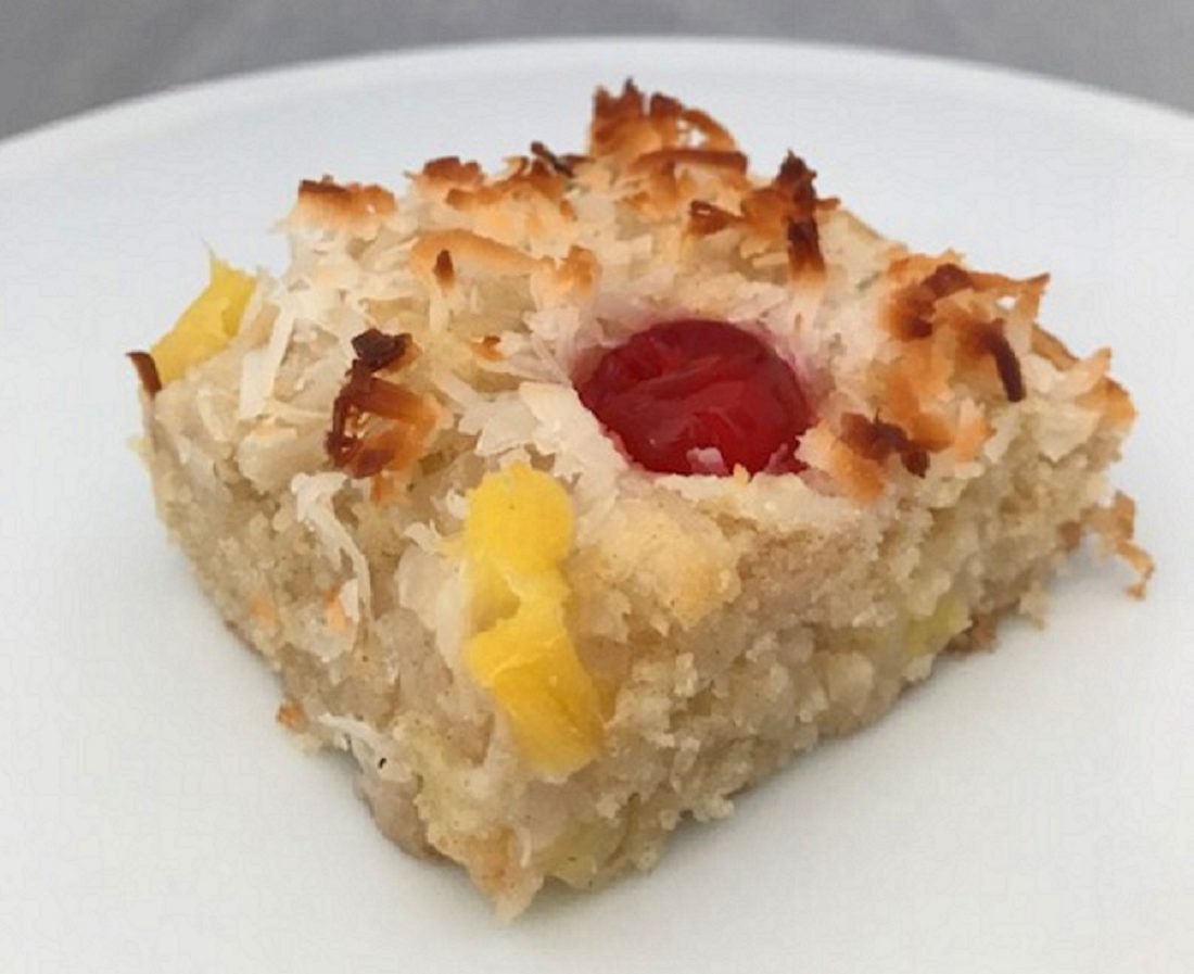 Pina Colada Square - Vegan Recipe Club