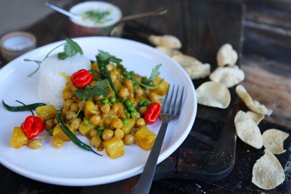 Chickpea &amp; Pineapple Curry - Vegan Recipe Club