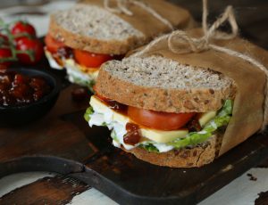 Vegan Cheese Ploughman's Sandwich