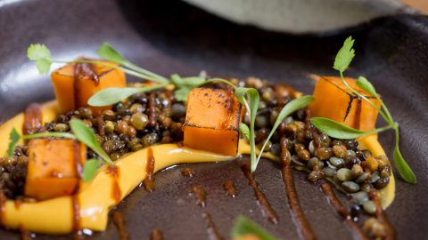 Gourmet Sweet Potato and Puy Lentil Dhal