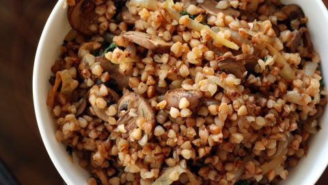 Roast Buckwheat & Mushroom Pilaf