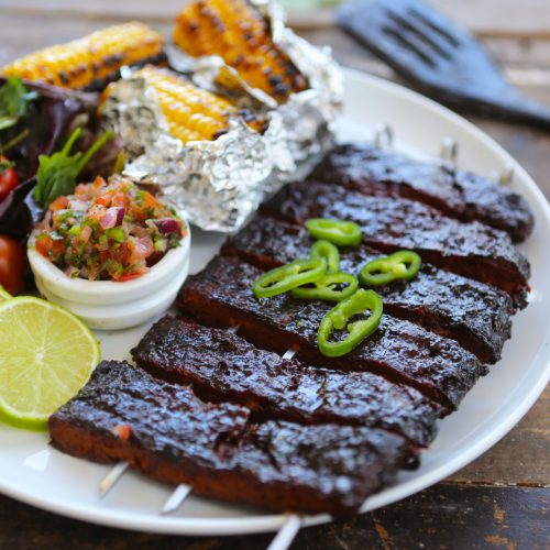 Sticky Barbecue Seitan Ribs