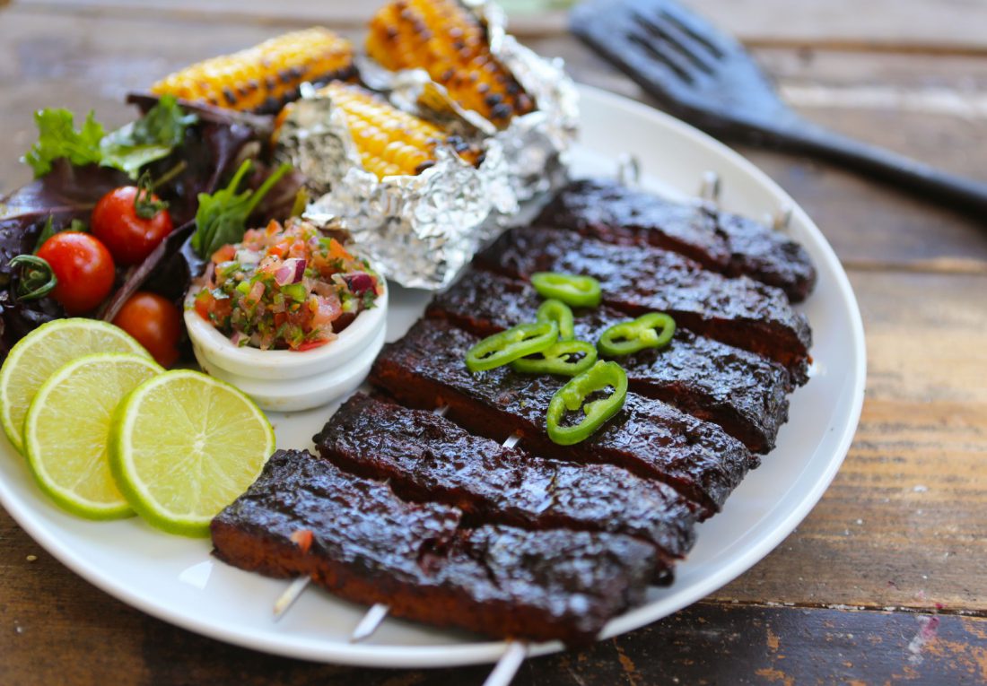 Sticky Barbecue Seitan Ribs Vegan Recipe Club