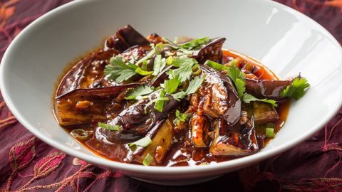 Vegan Fragrant Spicy Aubergines