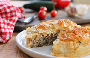 Vegan Spinach & Walnut 'Ricotta' Pie
