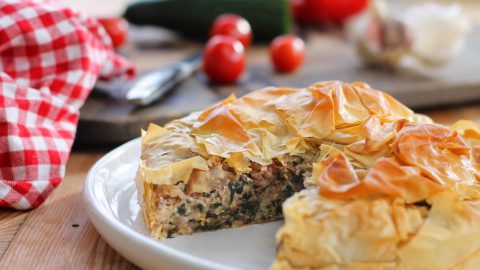 Vegan Spinach & Walnut 'Ricotta' Pie