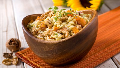 Baked Rice Pilaf with Squash