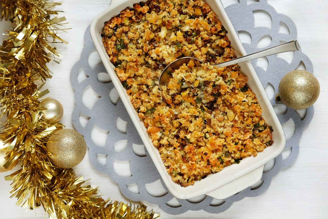 Apricot & Chestnut Stuffing - Vegan Recipe Club