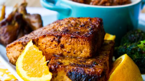 Sumac & Ginger-Garlic Pan-fried Tofu