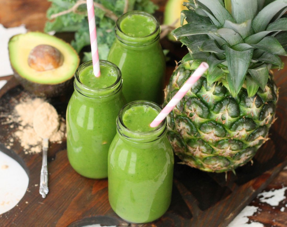 Supergreen Superfruit Protein Smoothie - Vegan Recipe Club